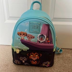 NWT POP! Loungefly Lion King Pride Rock Backpack